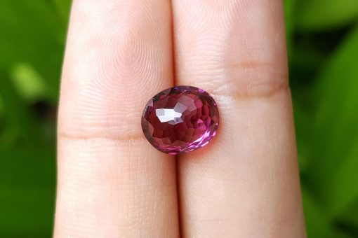 természetes rhodolite 3.08 ct