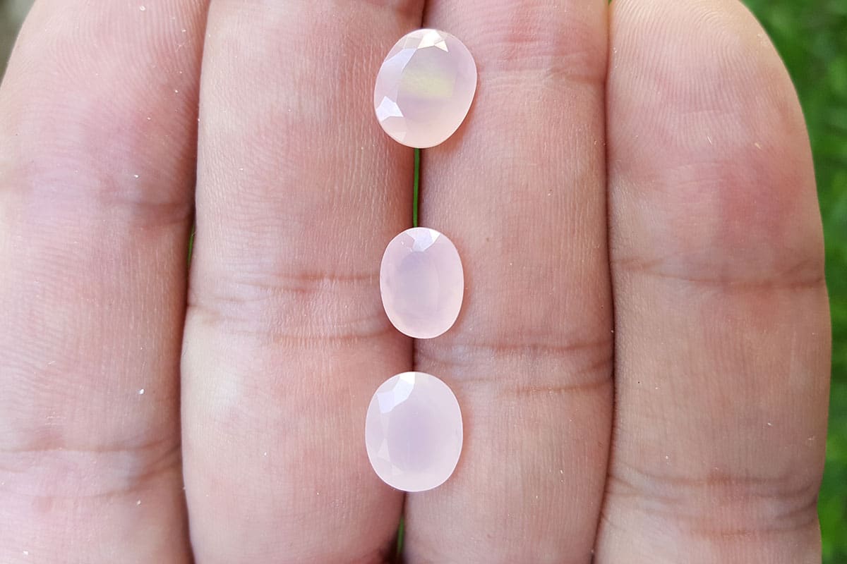 pink smithsonite crystal stone mineral