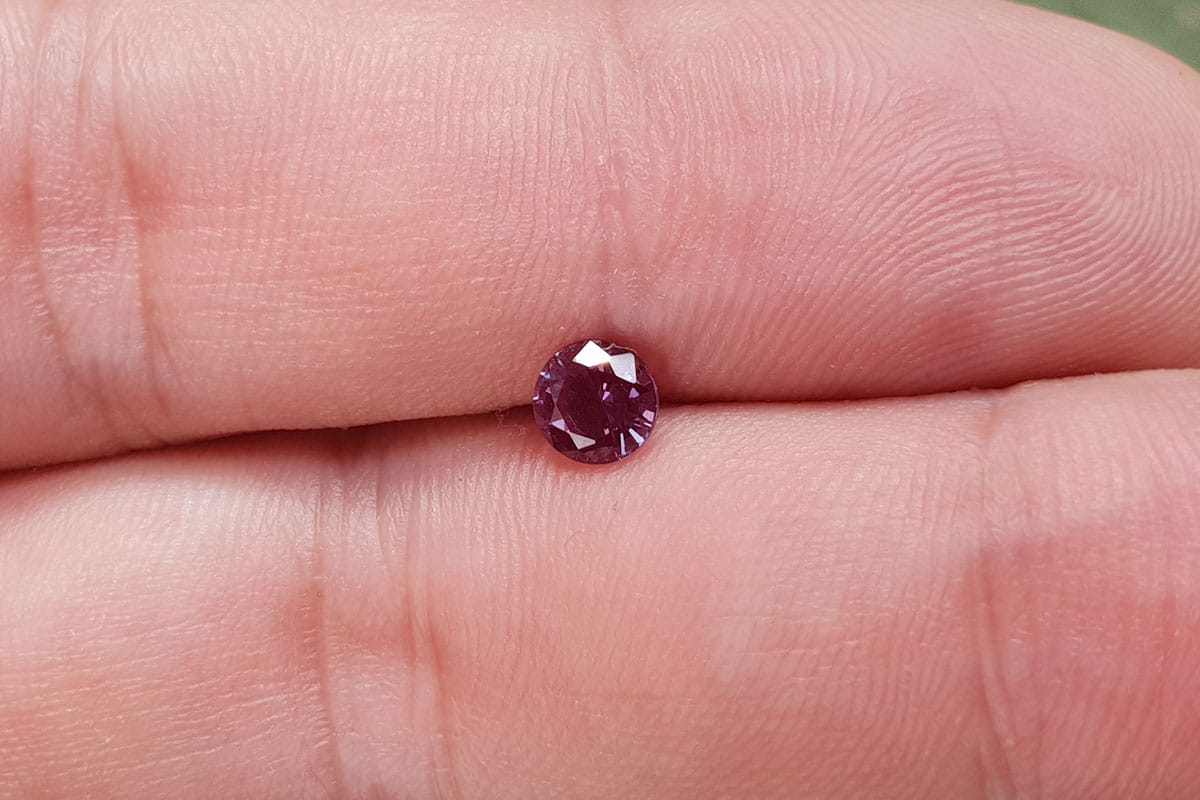 Red alexandrite hot sale