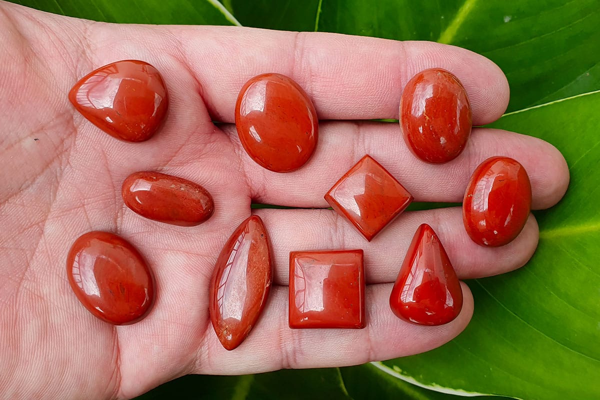 types of red jasper