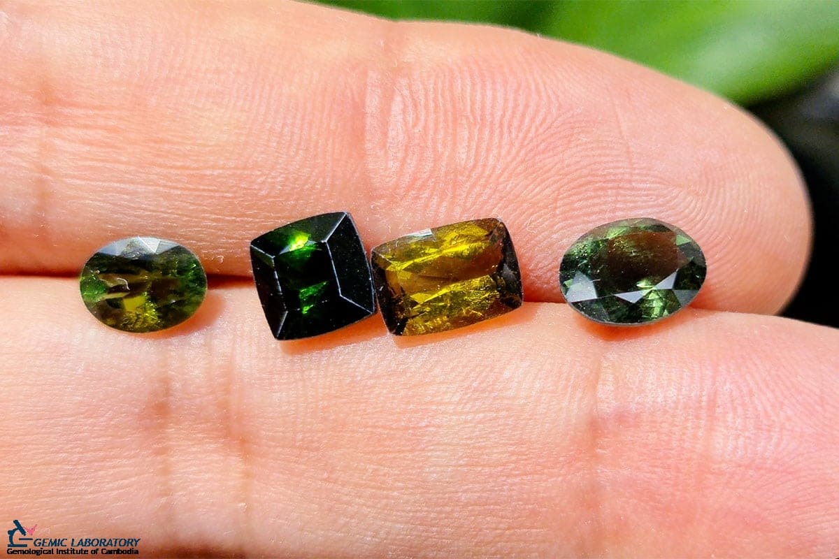 Greenish on sale yellow gemstone